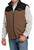 Cinch Men's Quilted Reversible Black/Brown Vest