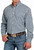 Cinch Men's Blue Button Up Long Sleeve Western Shirt