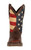 Durango Men's Rebel Patriotic Pull-On Western Flag Boot - Brown