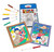 Melissa & Doug On the Go Color by Numbers Kids' Design Boards With 6 Markers - Unicorns, Ballet, Kittens, and More - Blue