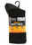 Noble Outfitters Men's Durable Over The Calf Socks - Black 2 Pack