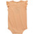 Carhartt Girls Apricot Short Sleeve Floral Logo Bodysuit