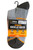 Noble Outfitters Men's Durable Ankle Sock - Heather Grey 3 Pack