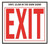 Hy-Ko Vinyl Glow-in-the-Dark "Exit" Sign
