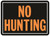 Hy-Ko Weatherproof "No Hunting" Sign