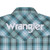 Wrangler Men's Logo Long Sleeve Western Snap Shirt in Bold Blue Plaid