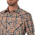 Wrangler Men's Retro Long Sleeve Sawtooth Snap Pocket Western Shirt in Tan