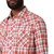Wrangler Men's Retro Long Sleeve Sawtooth Snap Pocket Western Shirt in Red