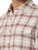 Wrangler Men's Premium Retro Button Up Long Sleeve Plaid Shirt in Brown