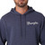 Wrangler Men's Graphic Rope Hoody in Navy Blue