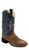 Jama Boots Youth Boy's Brown Bull Leather Boots with Blue Shaft