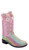 Jama Boots Girl's Poppet Multi Color Pink and Polka Dot Western Boots