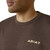 Ariat Mens Brown Heather Retro Stripe Short Sleeve T-Shirt