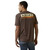 Ariat Mens Brown Heather Retro Stripe Short Sleeve T-Shirt