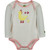 John Deere Infant Girls Hen and Chic Oatmeal with Pink Polkadots Long Sleeve Bodysuit