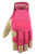 Wells Lamont Women's Hydrahyde Split Leather Hybrid Gloves in Pink