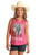 Rock & Roll Denim Girls Fuchsia Western Tank Top