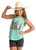 Rock & Roll Denim Girls Turquoise Horse in Desert Graphic Tank Top