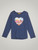 Wrangler Girls Navy Long Sleeve Graphic Tee