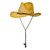 Keep It Trendy Felt Braided Cowboy Straw Hat Natural