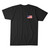 Howitzer Mens Black Patriot Defend Short Sleeve Tee