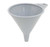 FloTool 05007 Small Funnel, 0.5 pt Capacity, HDPE, Gray, 4-3/4 in