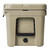 Yeti Tundra 45 Hard Cooler side plug in tan