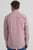 Wrangler Mens Long Sleeve Red Plaid Wrinkle Resistant Shirt