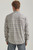 Wrangler Mens Retro Premium Brown Plaid Long Sleeve Shirt
