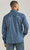 Wrangler Mens Retro Premium Blue Long Sleeve Shirt