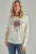 Wrangler Ladies White Long Sleeve Graphic Tee