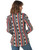 Wrangler Ladies Checotah Stripe Retro Stripe Long Sleeve Shirt