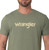 Wrangler Mens Green Logo Short Sleeve Tee