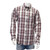 Cowboy Hardware Men's Long Sleeve Red Brick Plaid Button Down Shirt