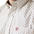 Ariat Mens White Sand Longhorn Print Wrinkle Free Casual Kashton Fitted Long Sleeve Shirt