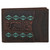Red Dirt Hat Co Bifold Card Case Tooled Accent w/Turquoise Design