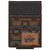 Red Dirt Hat Co  Card Case Wallet Multicolored Stitched Serape