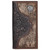 Justin Mens Hair On w/tooled Yoke Rodeo Wallet