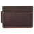 Justin Mens Card Case w/Magnet Clip Genuine Oiled Leather w/Embossed Front