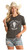 Rock & Roll Cowgirl Women's Black Rock & Roll Free Spirit Graphic Short Sleeve Shirt