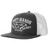 Troll Co. Mens Charcoal White Catena Snapback Hat