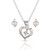 Montana Silversmiths Heart on the Line Jewelry Set