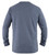 Noble Outfitters Men's Best Dang Long Sleeve Faded Blue Heather Pocket Tee