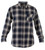 Noble Outfitters Men's Navy & Granite Plaid Long Sleeve Flannel Shirt