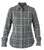 Noble Outfitters Women's Eucalyptus Plaid Flannel Long Sleeve Shirt