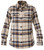 Noble Outfitters Women's Natural Navy Plaid Brawny Shacket