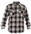 Noble Outfitters Men's Grey & Black Plaid Fleece Lined Flannel Shirt Jacket