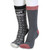 GaaHuu Women's 2-Pack Midweight Thermal Socks - Black/Grey