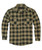 R Country Men's Brown Plaid Ombre Long Sleeve Flannel Shirt