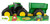 John Deere Monster Treads Tractor with Wagon